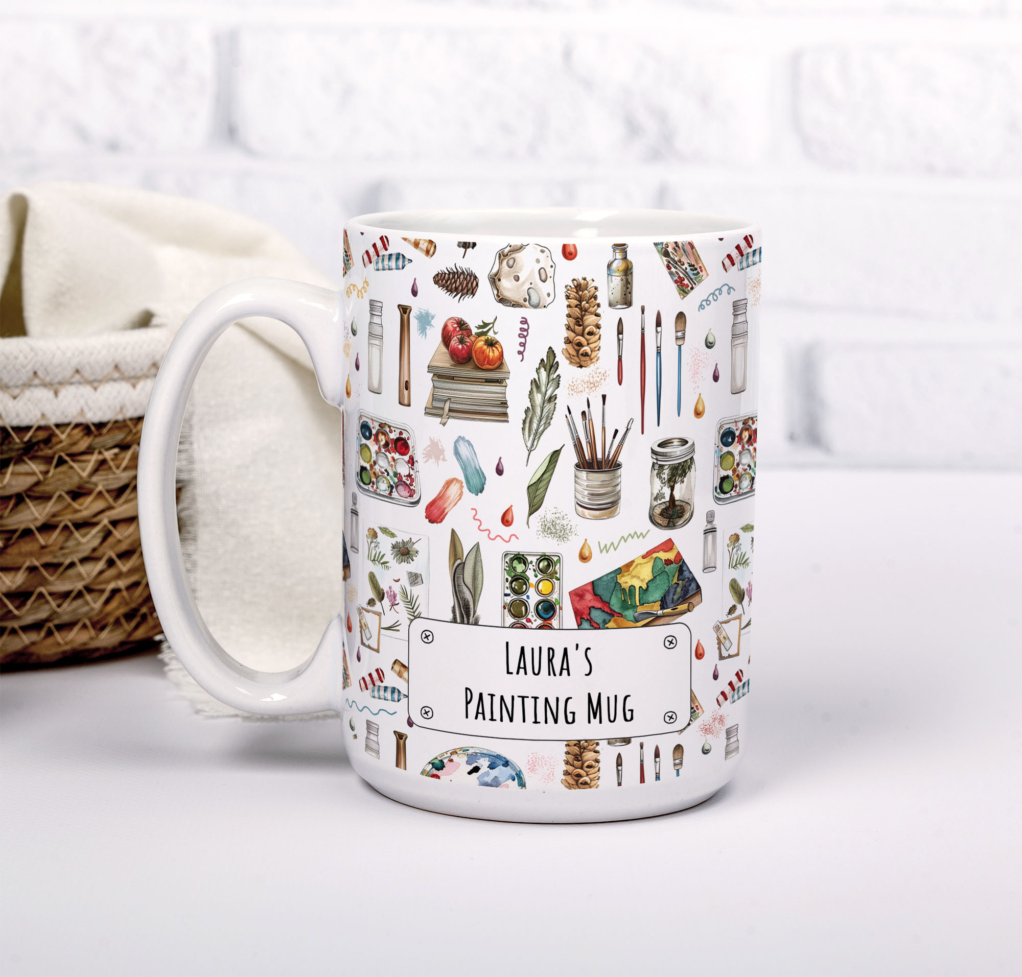 Personalised Artist Mug - Gift for Painter, Art Teacher, Illustrator or Creative Friend - Image 6