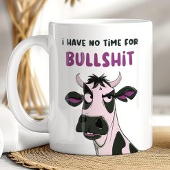 Personalised Funny Cow Mug Gift Sarcastic Humor Coffee Cup