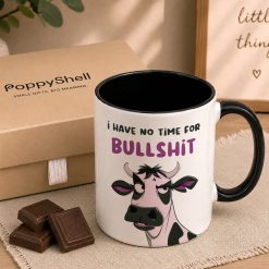 Alternative view of Funny Cow Mug Gift - Sarcastic Humor Coffee Cup