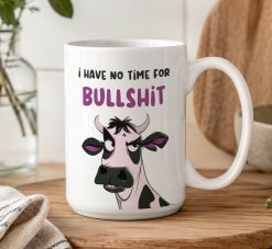 Funny Cow Mug Gift - Sarcastic Humor Coffee Cup - Image 5