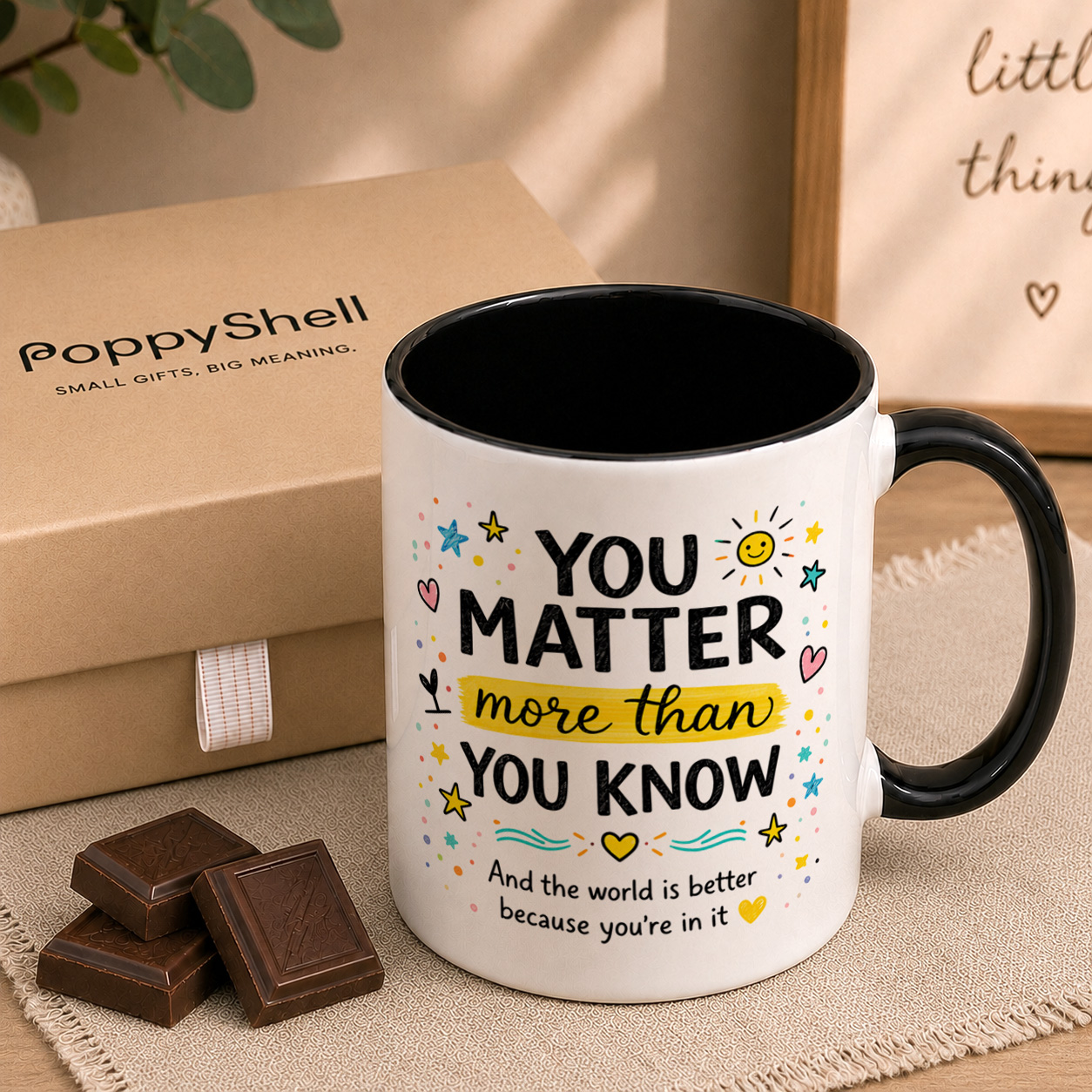 You Matter Inspirational Mug – Positive Quote Gift Cup - Image 2