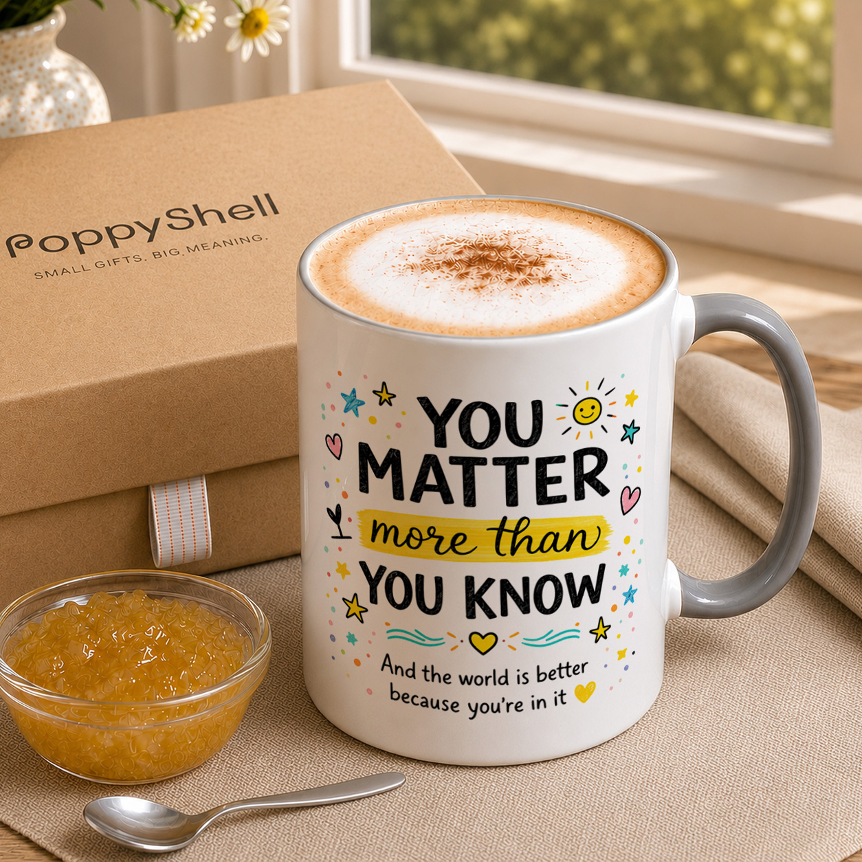 You Matter Inspirational Mug – Positive Quote Gift Cup - Image 3