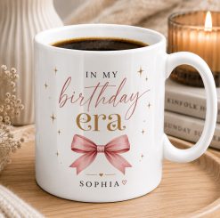 Personalised Birthday Era Mug for Her – Custom Name Gift