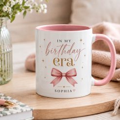 Alternative view of Personalised Birthday Era Mug for Her – Custom Name Gift