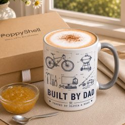 Personalised Built By Dad Mug – Custom Father’s Day Gift - Image 3