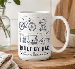 Personalised Built By Dad Mug – Custom Father’s Day Gift - Image 4