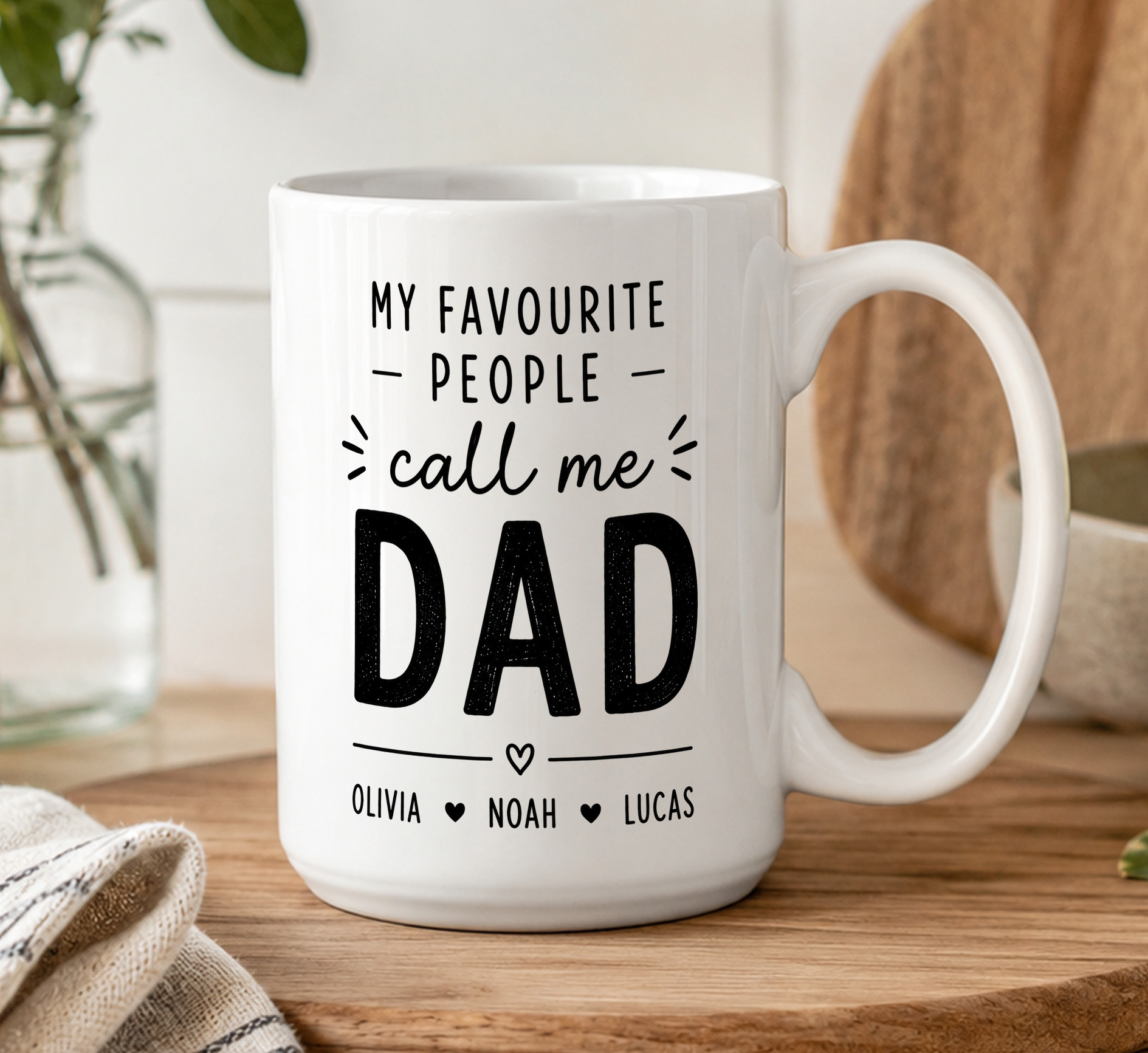 Personalised Dad Mug – Favourite People Call Me Dad - Image 4