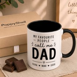 Alternative view of Personalised Dad Mug – Favourite People Call Me Dad