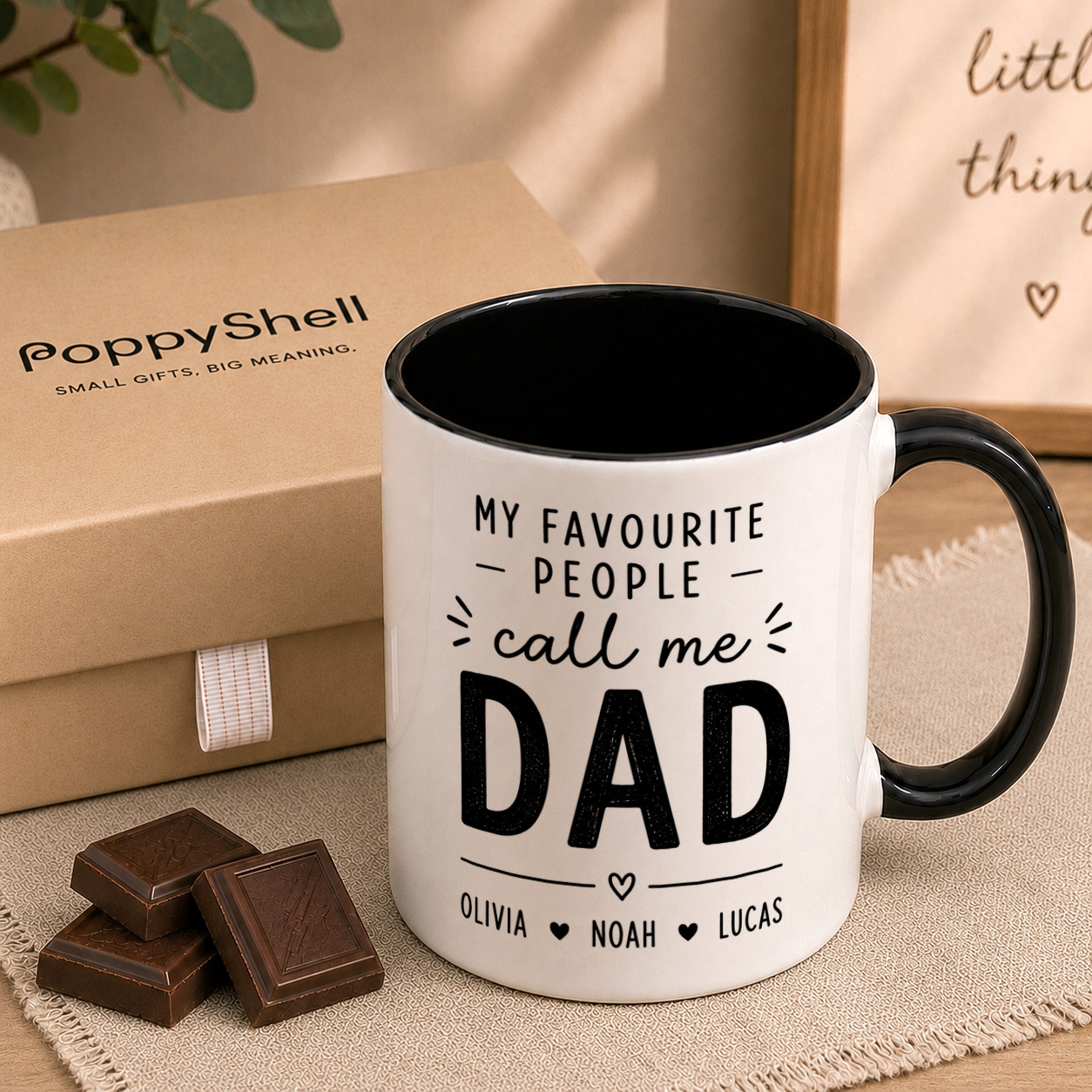 Personalised Dad Mug – Favourite People Call Me Dad - Image 2