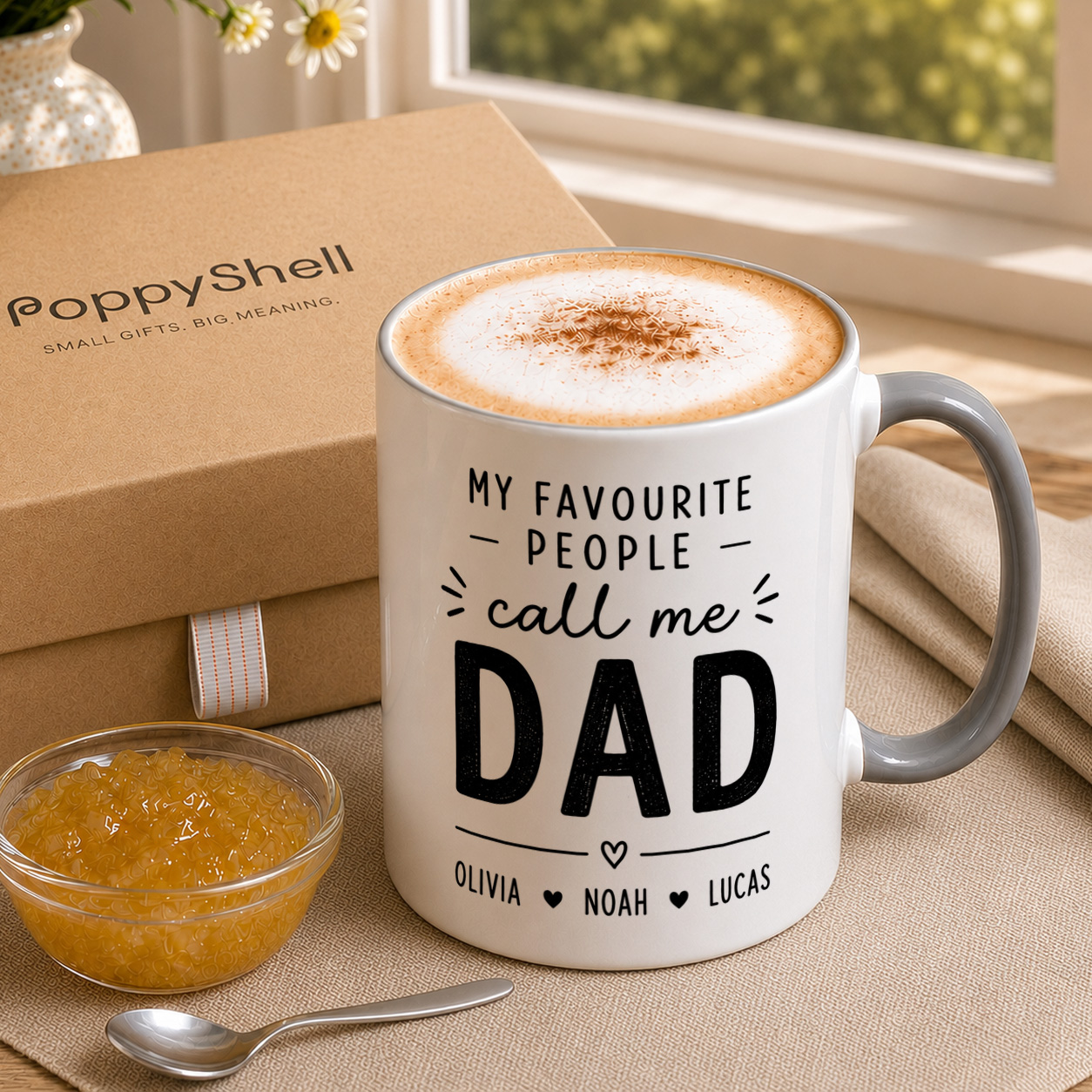 Personalised Dad Mug – Favourite People Call Me Dad - Image 3