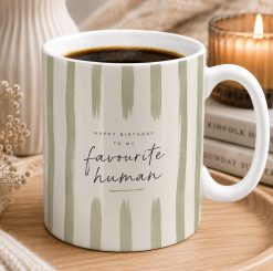 Favourite Human Birthday Mug – Minimalist Gift Mug