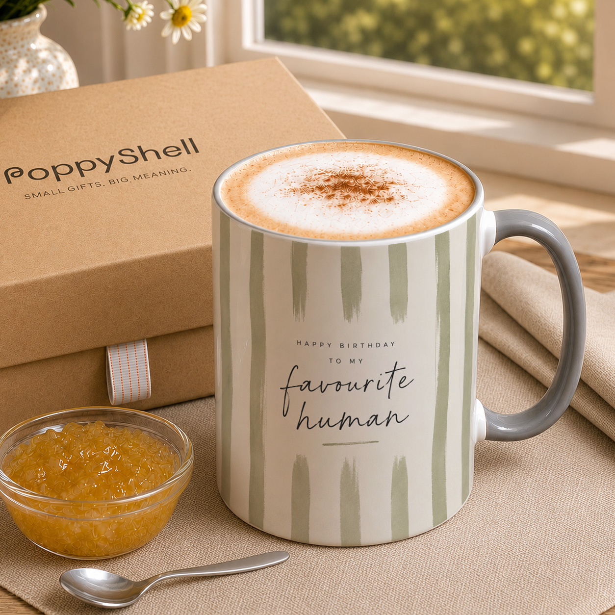 Favourite Human Birthday Mug – Minimalist Gift Mug - Image 2