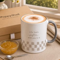 Life Feels Softer Mug – Cosy Aesthetic Coffee Cup - Image 3