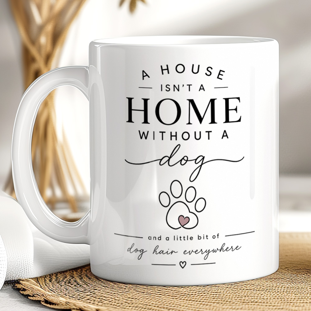 Dog Lover Mug – A House Isn’t a Home Without a Dog
