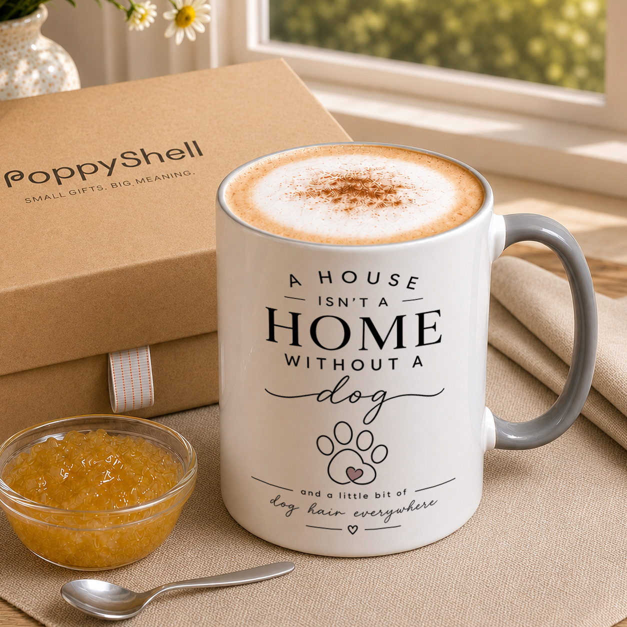 Dog Lover Mug β A House Isnβt a Home Without a Dog - Image 2