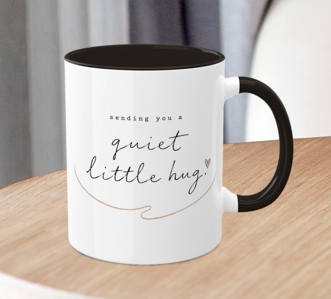Quiet Little Hug Mug – Thinking of You Gift - Image 2