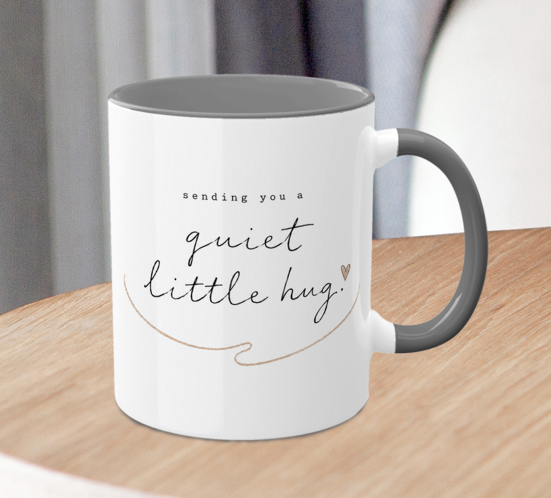 Quiet Little Hug Mug – Thinking of You Gift - Image 3