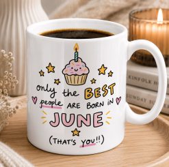 Personalised Birth Month Mug – Funny Birthday Gift