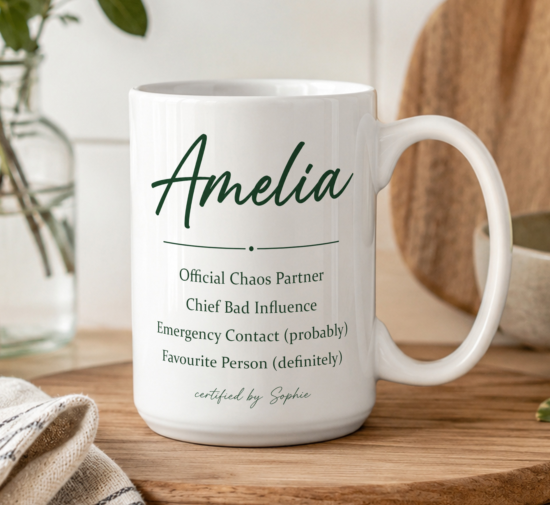 Personalised Best Friend Mug – Custom Friendship Gift with Names - Image 5