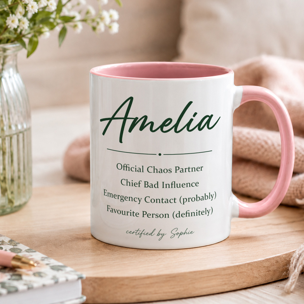 Personalised Best Friend Mug – Custom Friendship Gift with Names - Image 4