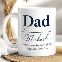Personalised Dad Definition Mug – Custom Father Gift with Name