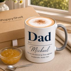 Personalised Dad Definition Mug – Custom Father Gift with Name - Image 3