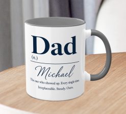 Personalised Dad Definition Mug – Custom Father Gift with Name - Image 3