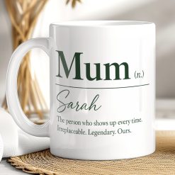 Personalised Mum Definition Mug – Custom Mother's Gift with Name