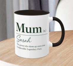 Alternative view of Personalised Mum Definition Mug – Custom Mother's Gift with Name
