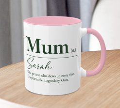 Personalised Mum Definition Mug – Custom Mother's Gift with Name - Image 3
