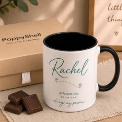 Personalised Best Friend Mug – Long Distance Friendship Gift with Name - Image 3