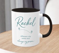 Alternative view of Personalised Best Friend Mug – Long Distance Friendship Gift with Name