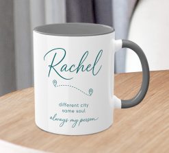 Personalised Best Friend Mug – Long Distance Friendship Gift with Name - Image 3