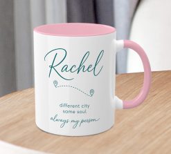Personalised Best Friend Mug – Long Distance Friendship Gift with Name - Image 4