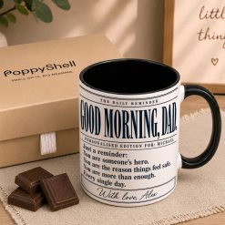 Alternative view of Personalised Dad Reminder Mug – Custom Gift with Names