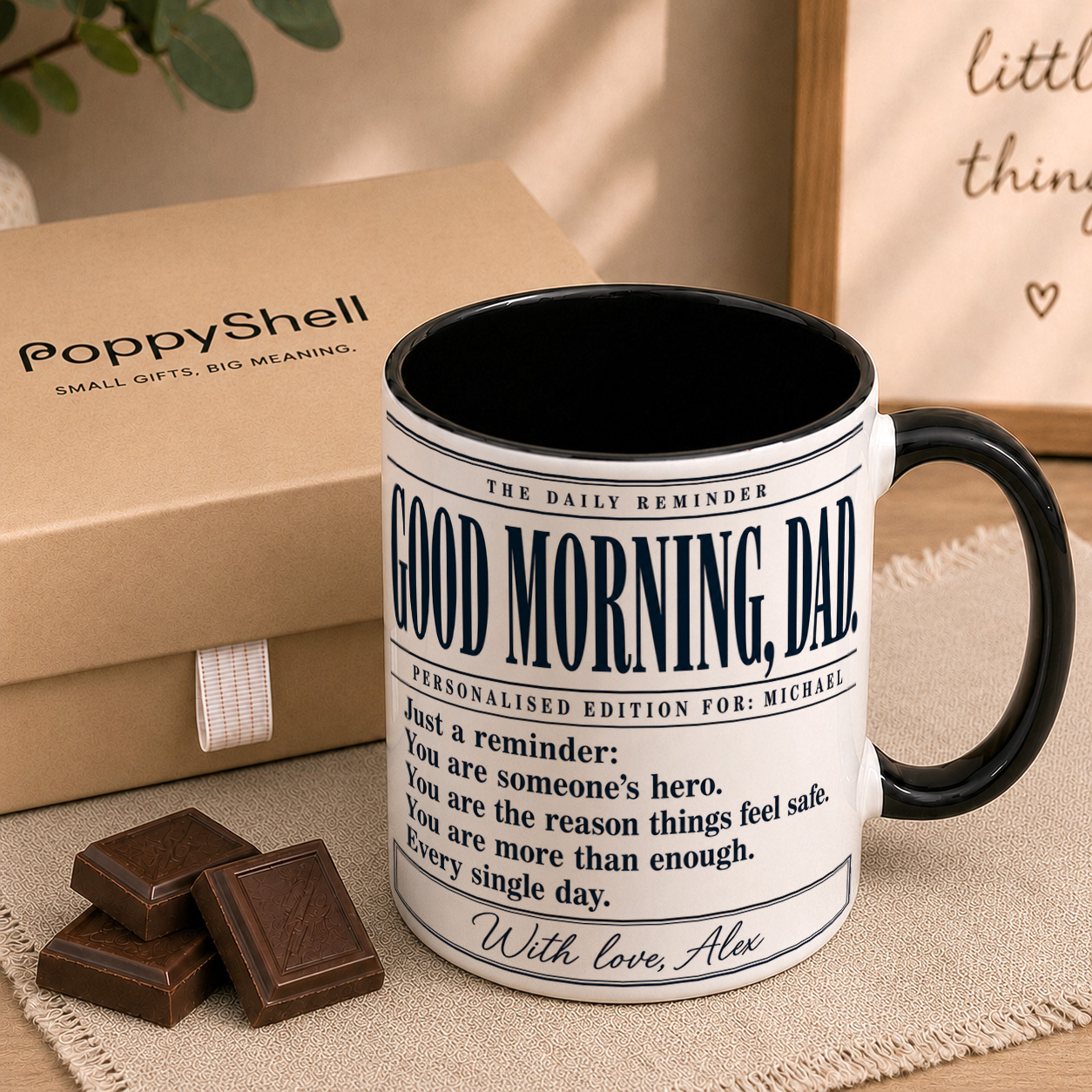 Personalised Dad Reminder Mug – Custom Gift with Names - Image 2