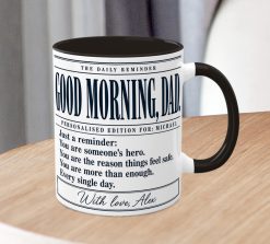 Alternative view of Personalised Dad Reminder Mug – Custom Gift with Names