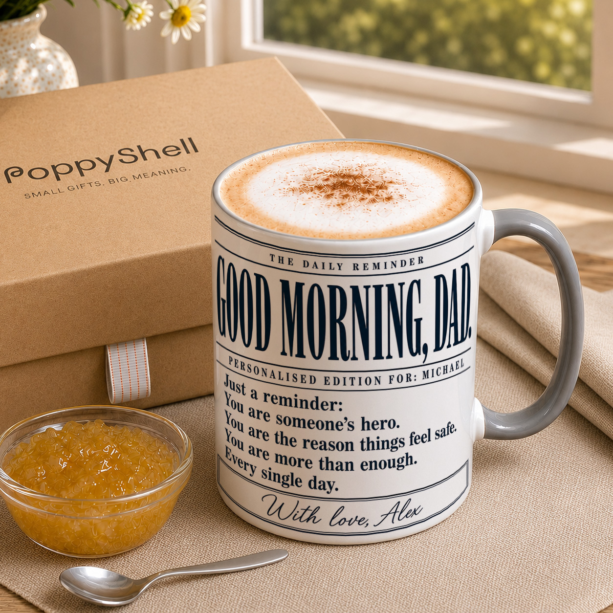 Personalised Dad Reminder Mug – Custom Gift with Names - Image 4
