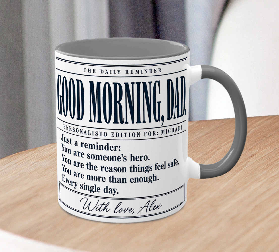 Personalised Dad Reminder Mug – Custom Gift with Names - Image 3