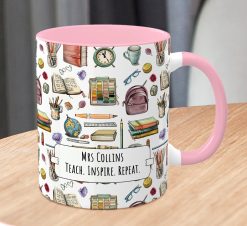 Personalised Teacher Mug – Custom Name Thank You Gift for Teacher - Image 3