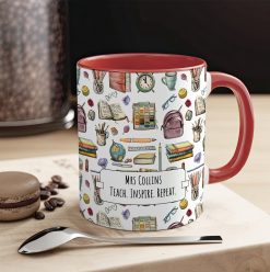 Personalised Teacher Mug – Custom Name Thank You Gift for Teacher - Image 6