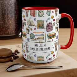 Personalised Teacher Mug – Custom Name Thank You Gift for Teacher - Image 8