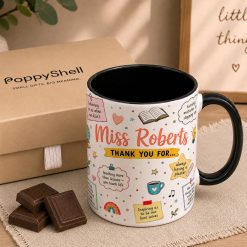Personalised Teacher Thank You Mug – Custom Name Appreciation Gift - Image 4