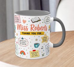 Personalised Teacher Thank You Mug – Custom Name Appreciation Gift - Image 3