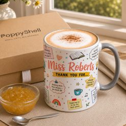 Personalised Teacher Thank You Mug – Custom Name Appreciation Gift - Image 3