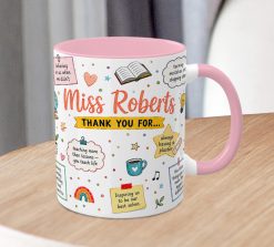 Personalised Teacher Thank You Mug – Custom Name Appreciation Gift - Image 4