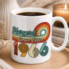 Personalised Birth Year Mug – Custom Name Retro Birthday Gift