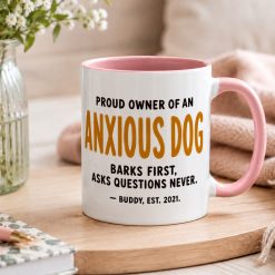 Personalised Anxious Dog Mug – Funny Dog Owner Gift - Image 4