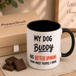 Alternative view of Personalised Dog Mug – Custom Pet Name Gift for Dog Lovers