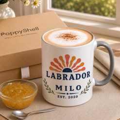 Alternative view of Personalised Dog Breed Mug – Custom Dog Name Gift